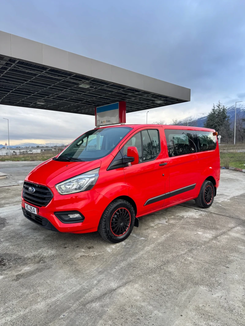 Ford Transit Custom 2.2 TDCi, 9 Места, Facelift, 2x Клима, EURO 6, LED