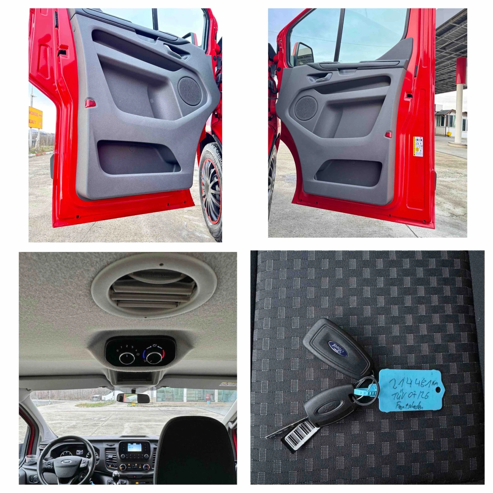 Ford Transit Custom 2.2 TDCi, 9 �����, Facelift, 2x �����, EURO 6, LED | Mobile.bg � ����������� 16