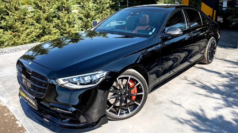 Mercedes-Benz S 400 D 4 MATIC FULL BRABUS PACK 26 ХИЛ. КМ. ЛИЗИНГ 100%, снимка 5 - Автомобили и джипове - 51400267