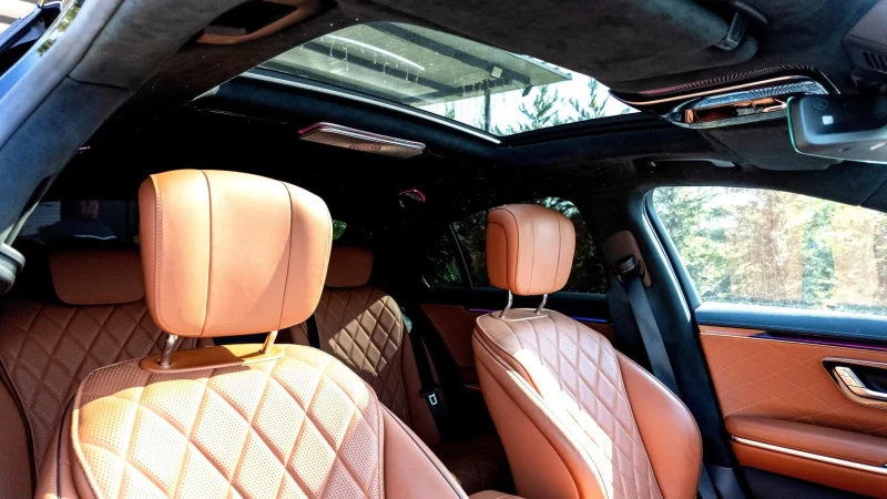 Mercedes-Benz S 400 D 4 MATIC FULL BRABUS PACK 26 ХИЛ. КМ. ЛИЗИНГ 100%, снимка 13 - Автомобили и джипове - 51400267