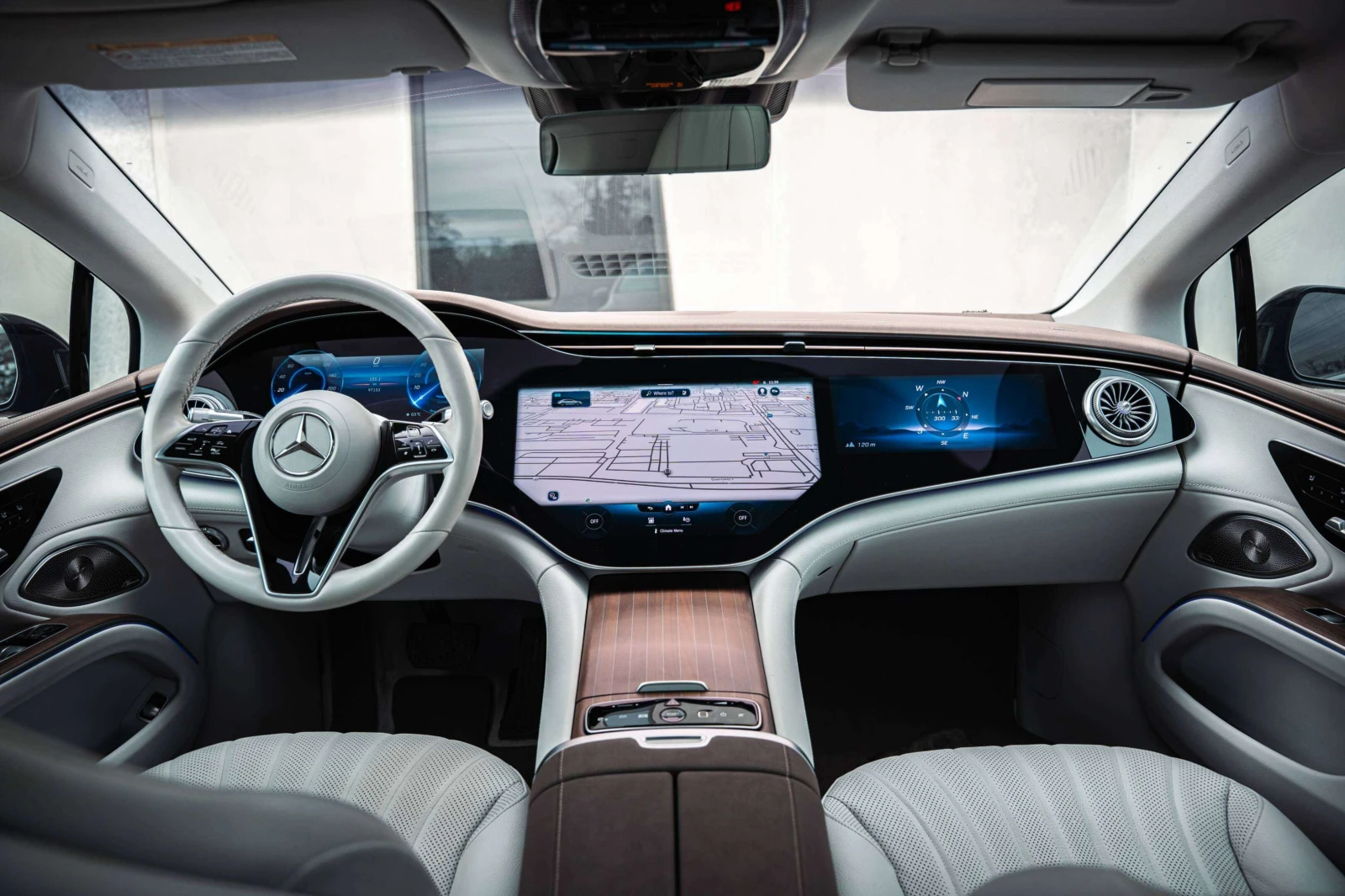 Mercedes-Benz EQS * 580| NO ACCIDENT| BURMESTER| MASSAGE| CARPLAY, снимка 6 - Автомобили и джипове - 56066290