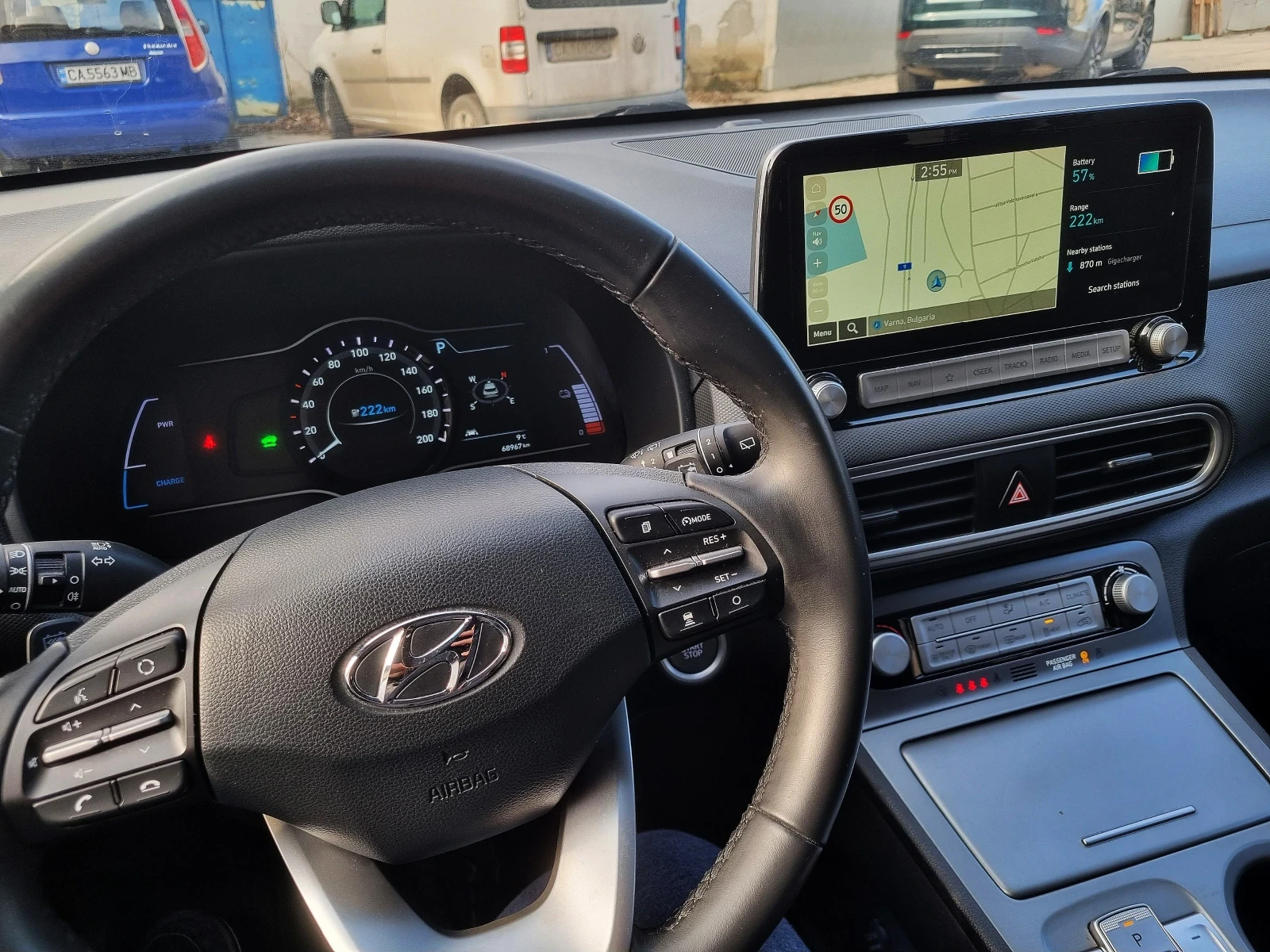Hyundai Kona 64kw / SOH 100% / Термопомпа, снимка 7 - Автомобили и джипове - 53758019
