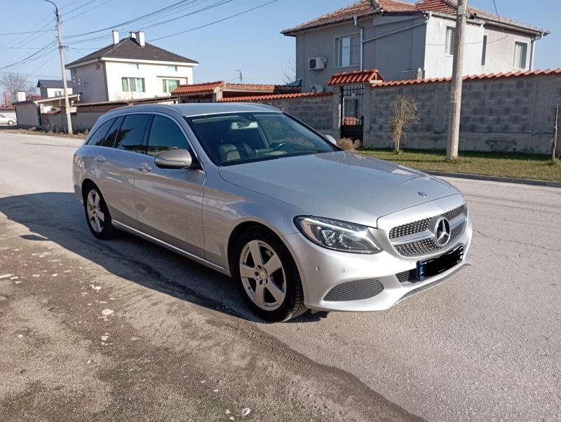 Mercedes-Benz C 220 Кожа, Навигация, BURMESTER , снимка 1 - Автомобили и джипове - 48335670