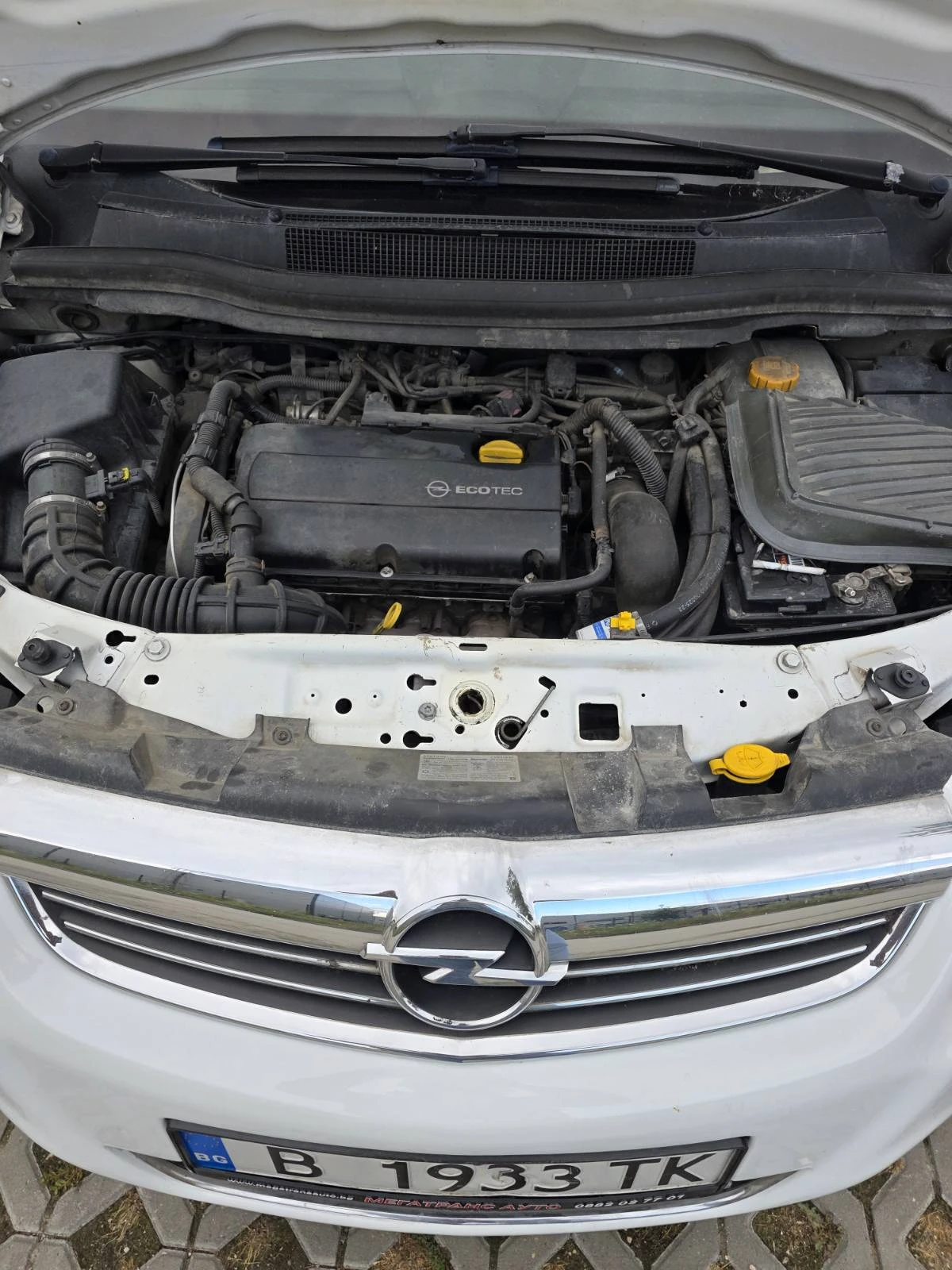 Opel Zafira 1.6 CNG, снимка 11 - Автомобили и джипове - 55301155