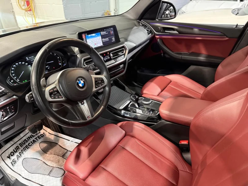 BMW X3 30i M SPORT * ЧЕРВЕНА КОЖА * PANO * CARFAX * , снимка 7 - Автомобили и джипове - 53267205