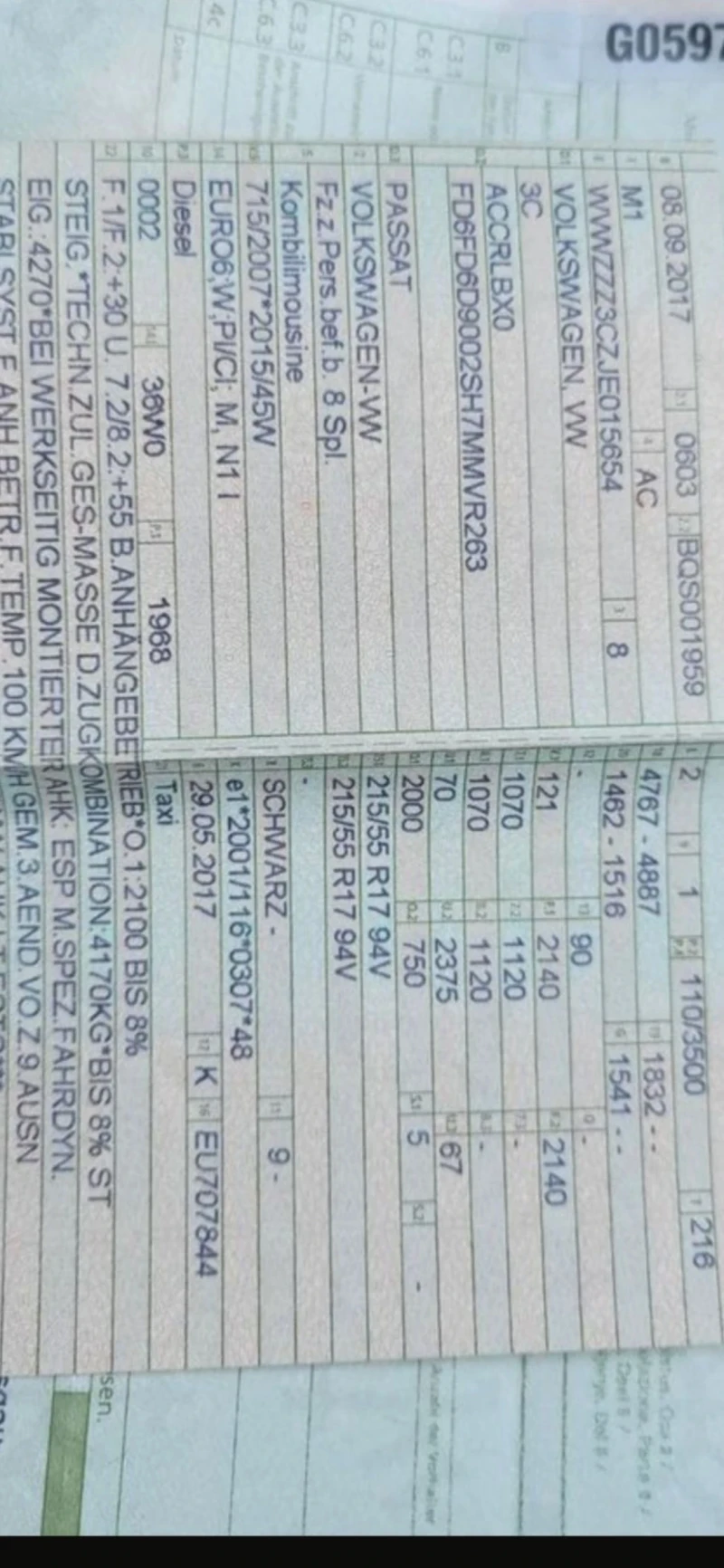 VW Passat 2017Г. 490000км 2.0 ТДИ 150КОНЯ , снимка 7 - Автомобили и джипове - 53090760