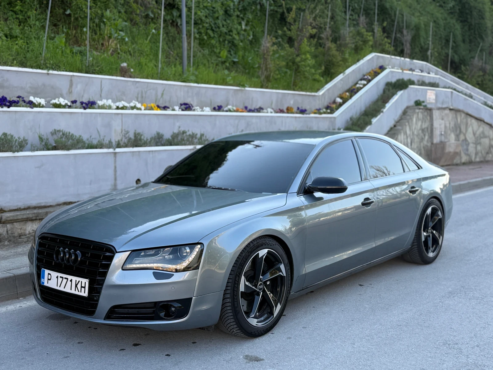 Audi A8 * МАСАЖ* ОБДУХВАНЕ* ACTIVE SOUND* 4.2TDI* ТОППП* 