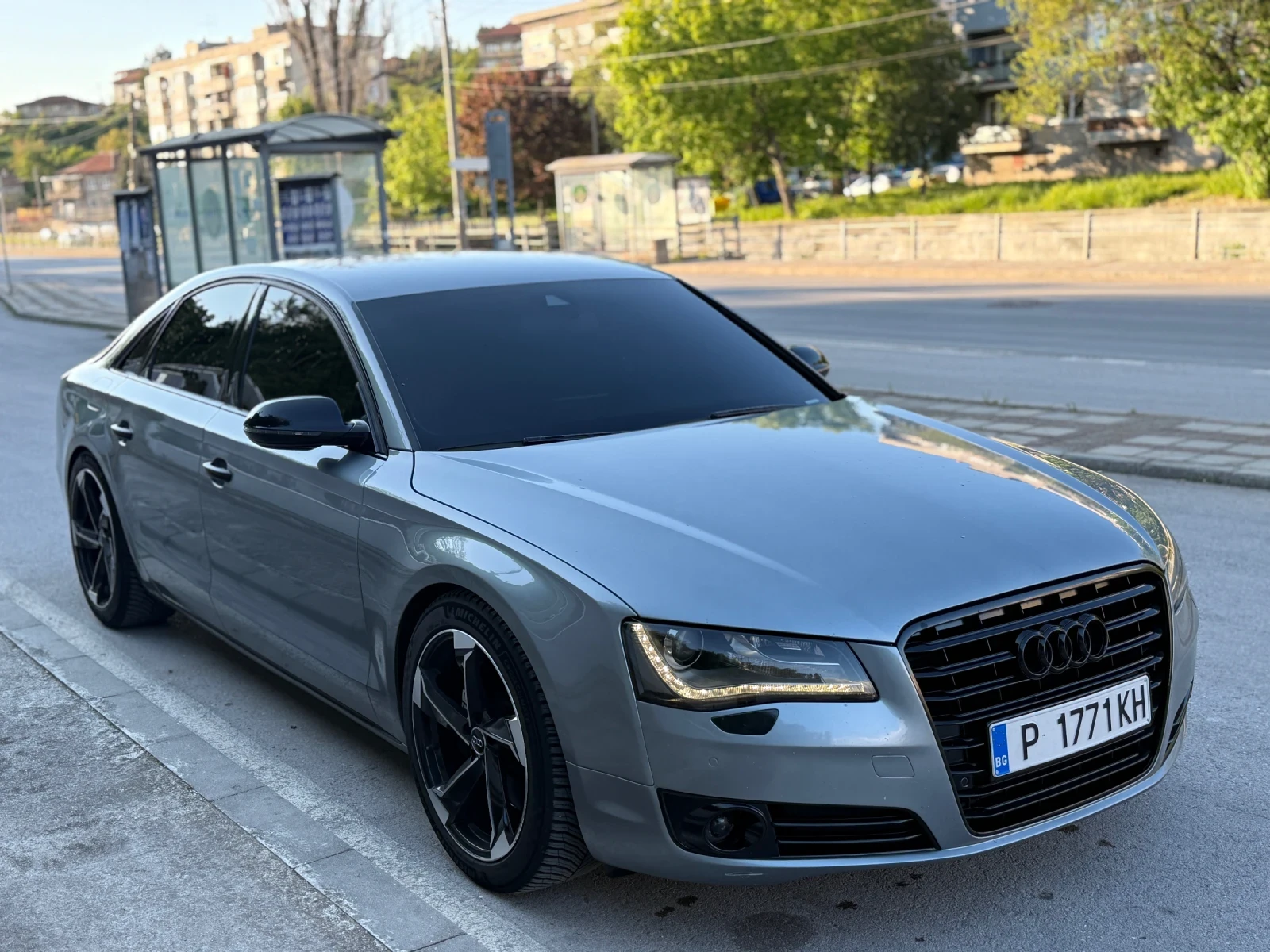 Audi A8 * МАСАЖ* ОБДУХВАНЕ* ACTIVE SOUND* 4.2TDI* ТОППП* , снимка 3 - Автомобили и джипове - 54401939