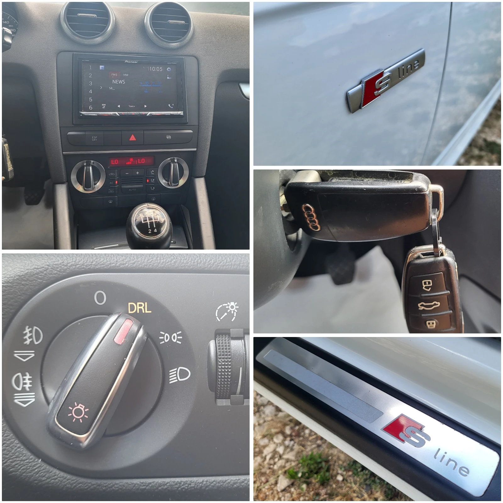 Audi A3 1.6i * S line* * FaceLift* , снимка 17 - Автомобили и джипове - 55575028