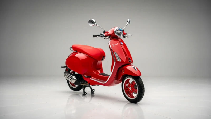 Vespa Primavera RED Limited Edition! 0km! В гаранция до 2030г, снимка 2 - Мотоциклети и мототехника - 53210174