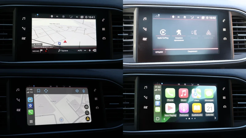 Peugeot 308 GT-LINE FACE НАВИГАЦИЯ КОЖА CARPLAY FULL LED, снимка 15 - Автомобили и джипове - 49225626