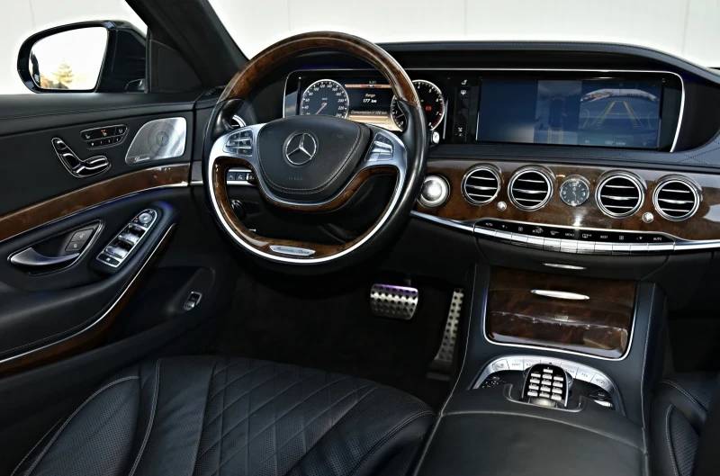Mercedes-Benz S 500 4M 3xTV AMG Optik LONG 360 MUTIBEAM PANO BURMESTER, снимка 10 - Автомобили и джипове - 51022104