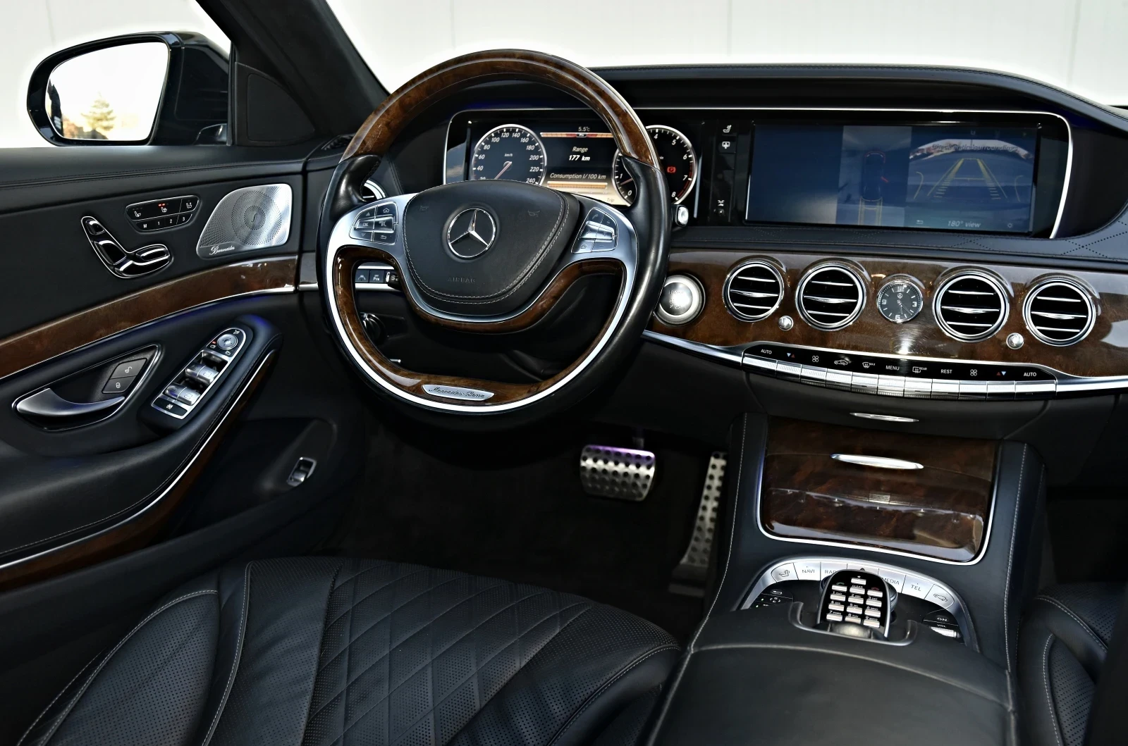 Mercedes-Benz S 500 4M 3xTV AMG Optik LONG 360 MUTIBEAM PANO BURMESTER - изображение 10