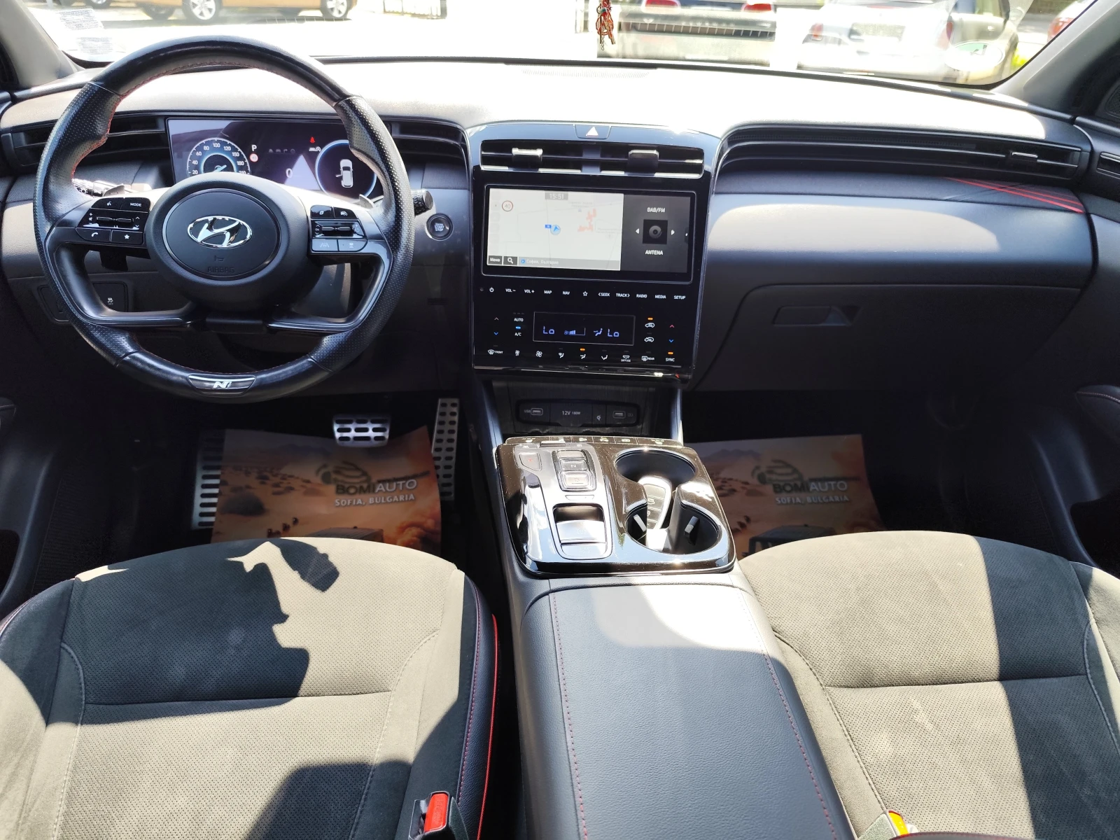 Hyundai Tucson 1.6 HYBRID* АВТОМАТИК* 4X4* LED* N LINE* CAMERA* , снимка 10 - Автомобили и джипове - 54836379