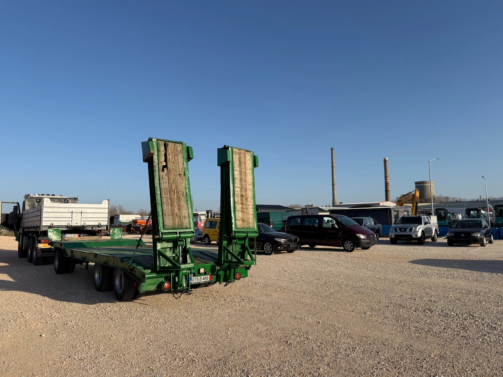 За камион Други 30-Tона, Нов внос, Хидравлични пътеки, , , , , снимка 3 - Ремаркета - 53840191