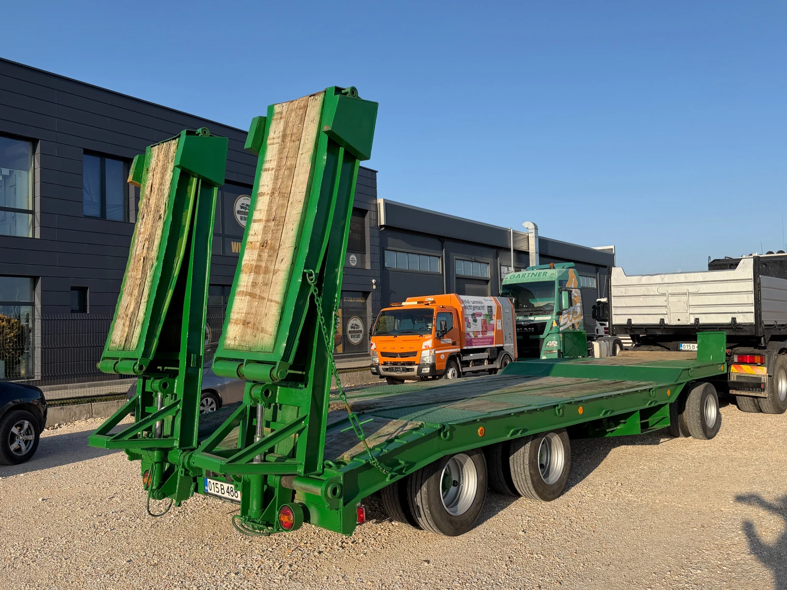 За камион Други 30-Tона, Нов внос, Хидравлични пътеки, , , , 