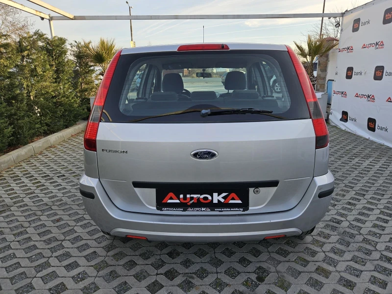 Ford Fusion 1.6I-100кс= КЛИМАТИК, снимка 4 - Автомобили и джипове - 49126990