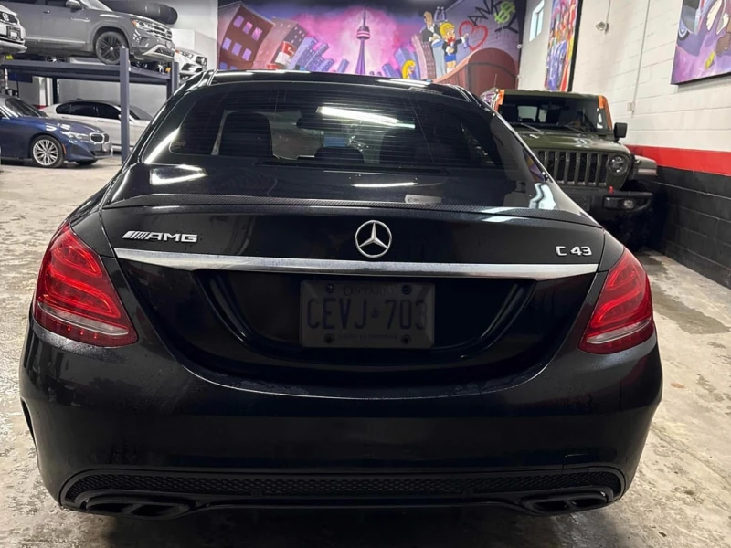 Mercedes-Benz C 43 AMG * 43 * CARFAX * ЦЕНА ДО БГ, снимка 5 - Автомобили и джипове - 53175142