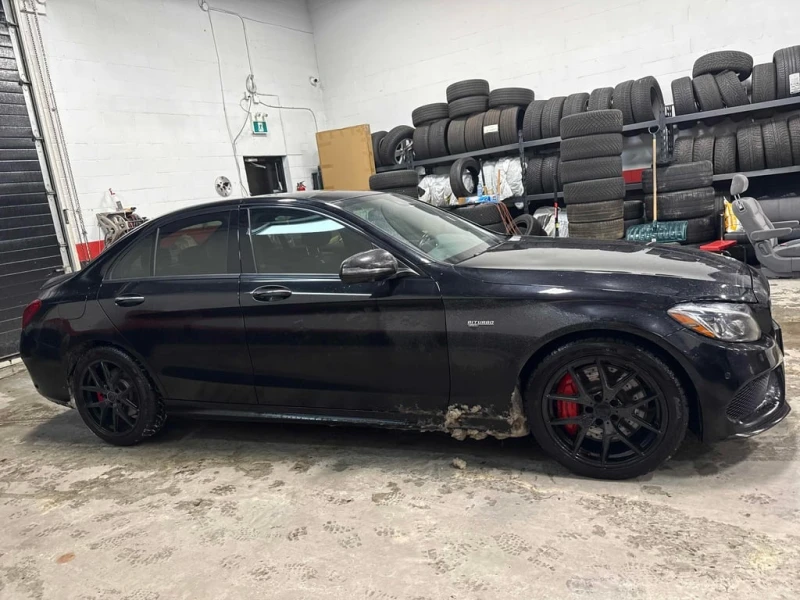 Mercedes-Benz C 43 AMG * 43 * CARFAX * ЦЕНА ДО БГ, снимка 4 - Автомобили и джипове - 53175142
