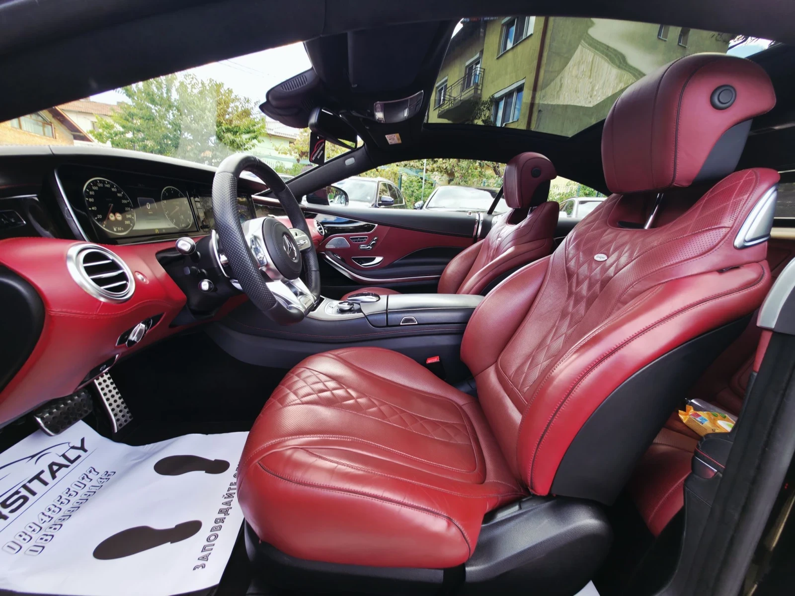 Mercedes-Benz S 500 AMG PREMIUM= SWAROVSKI= DESIGNIO, снимка 13 - Автомобили и джипове - 56104317
