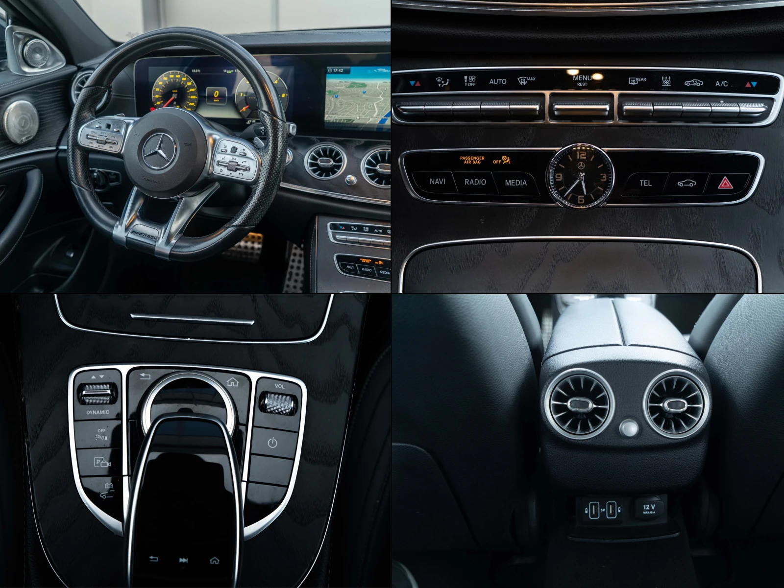 Mercedes-Benz E 300 de AMG Plug-in Hybrid Burmester Widescreen, снимка 11 - Автомобили и джипове - 54340912