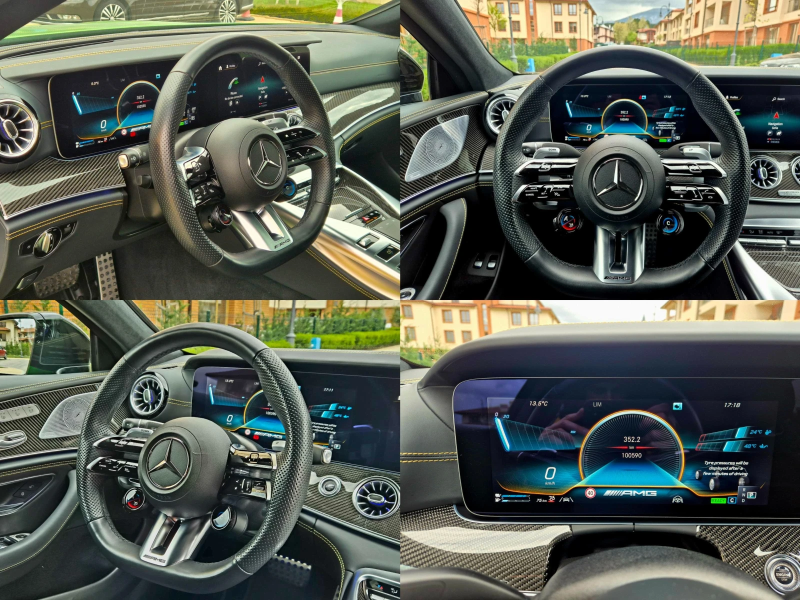 Mercedes-Benz AMG GT 63S* E-PERFORMANCE* EDITION* CARBON* CERAMIC, снимка 11 - Автомобили и джипове - 54384156