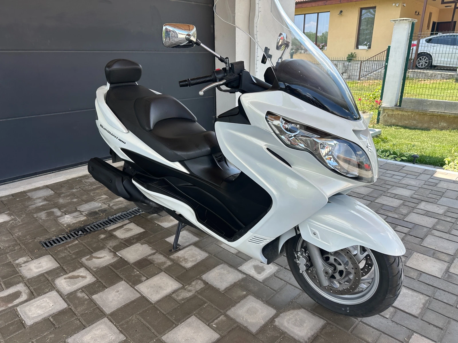 Suzuki Burgman K7 400 White Pearl, снимка 7 - Мотоциклети и мототехника - 55196336