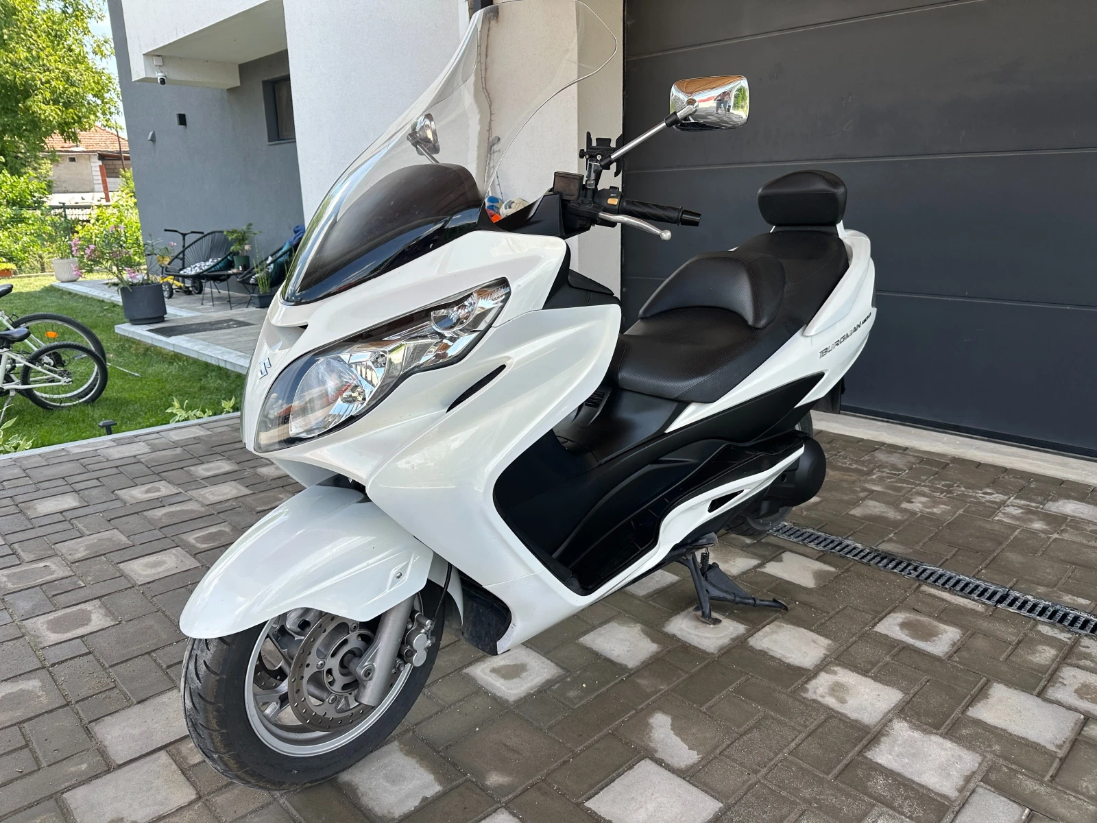 Suzuki Burgman K7 400 White Pearl, снимка 9 - Мотоциклети и мототехника - 55196336