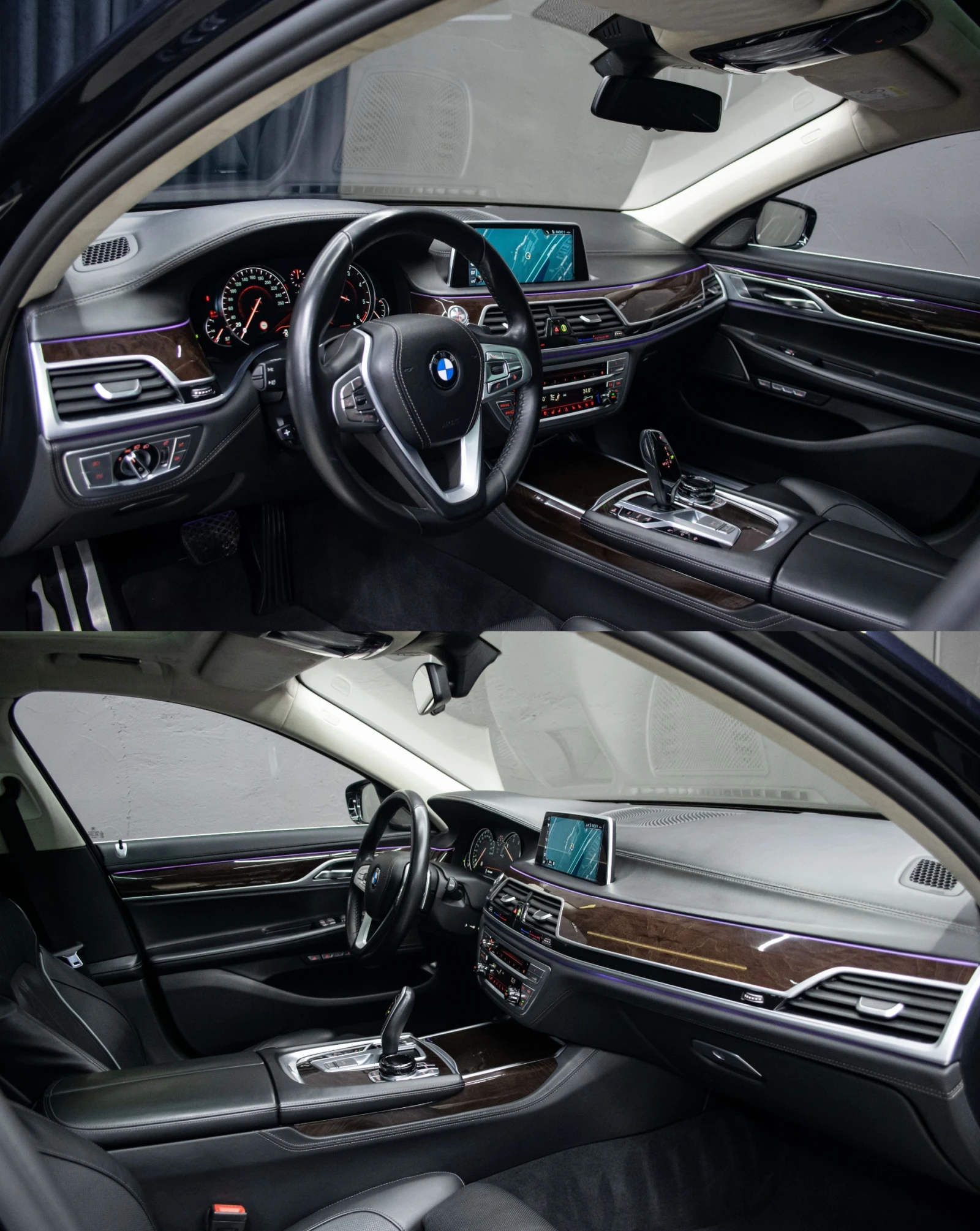 BMW 740 d/Xdrive/Long/MPack/СервизнаИстория/РеаленПробег, снимка 6 - Автомобили и джипове - 56104692