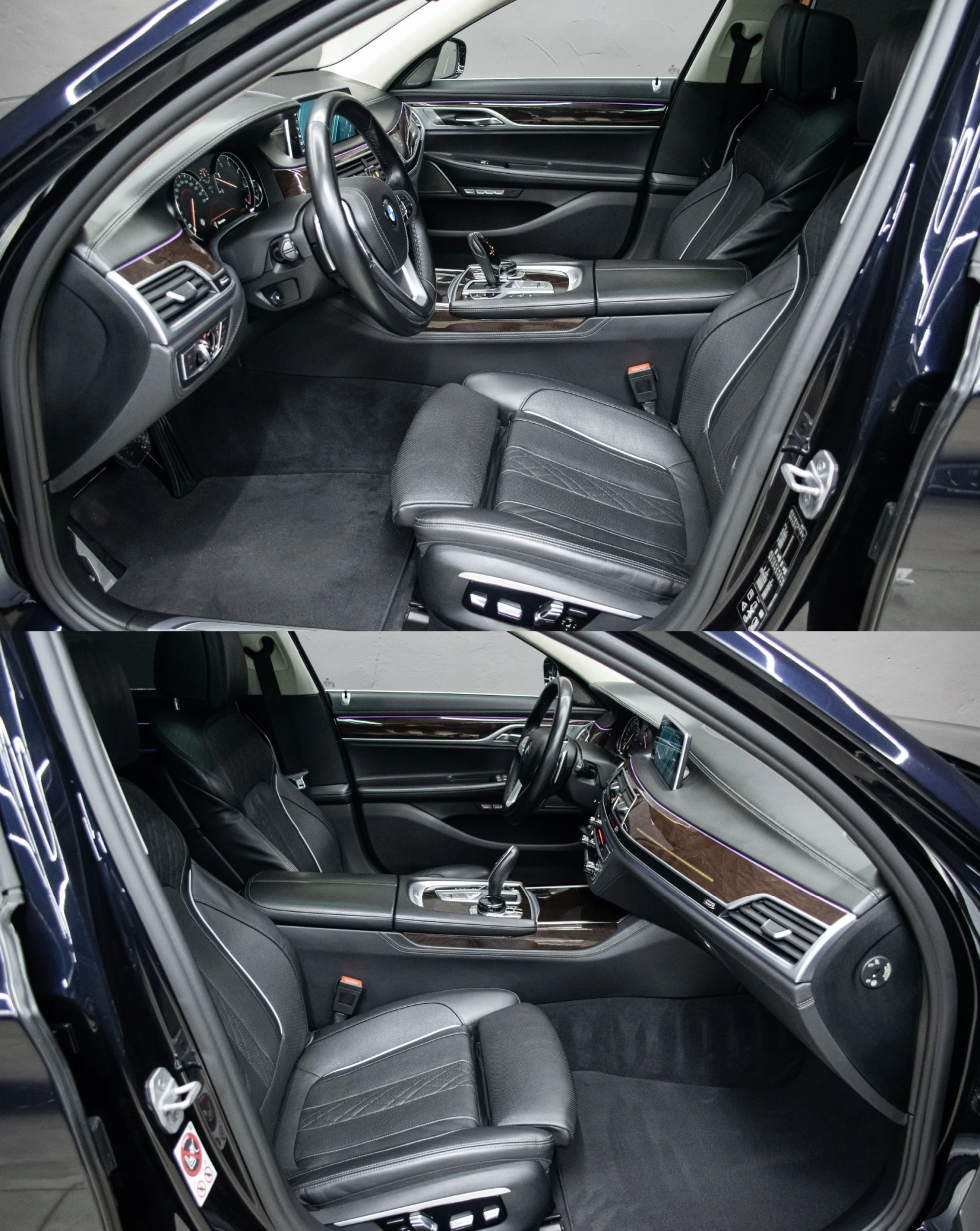 BMW 740 d/Xdrive/Long/MPack/СервизнаИстория/РеаленПробег, снимка 7 - Автомобили и джипове - 56104692