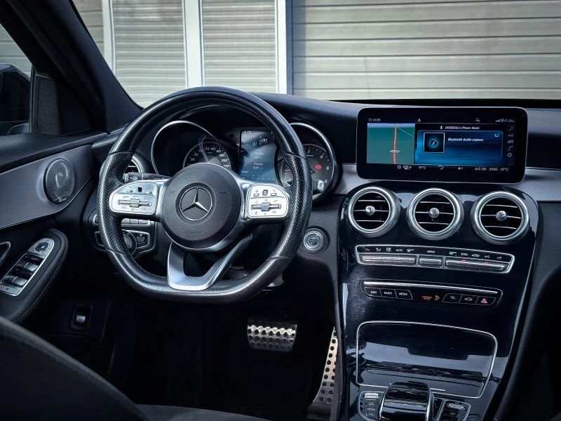 Mercedes-Benz C 200 D* AMG* FACELIFT* AMG LINE* SHADOW* ЛИЗИНГ, снимка 9 - Автомобили и джипове - 52860336