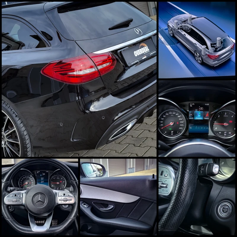 Mercedes-Benz C 200 D* AMG* FACELIFT* AMG LINE* SHADOW* ЛИЗИНГ, снимка 14 - Автомобили и джипове - 52860336