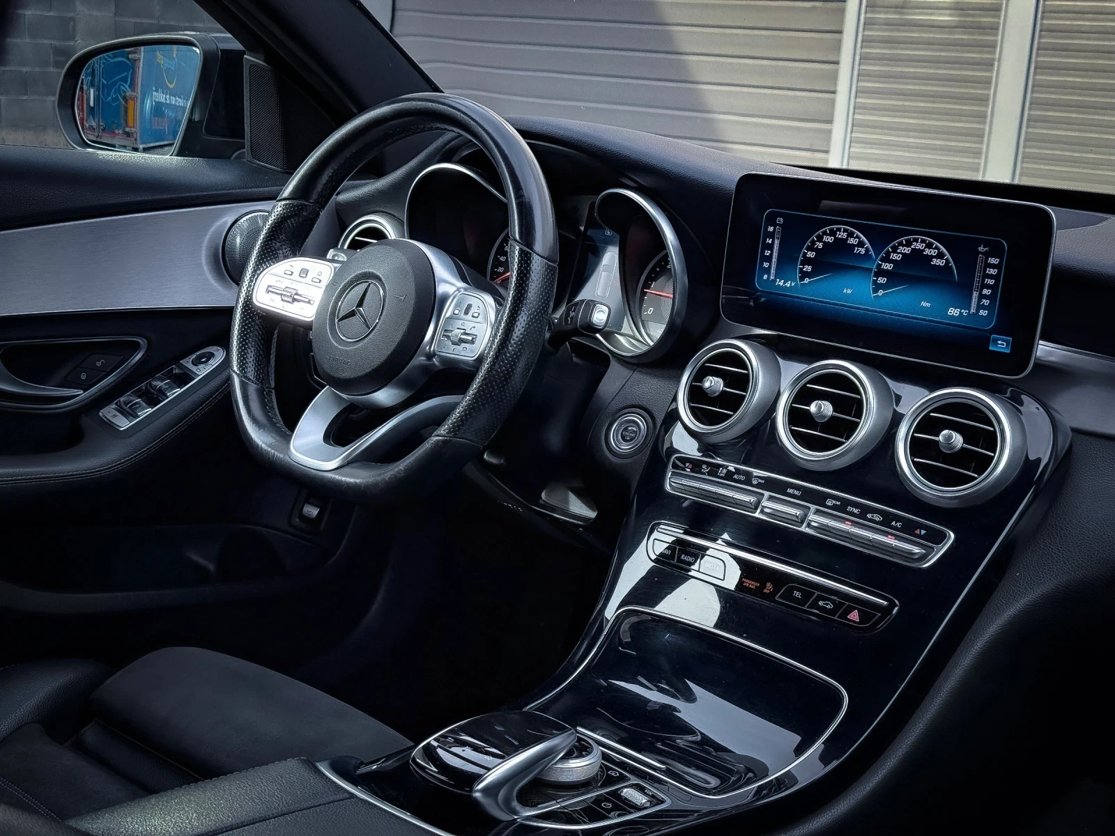 Mercedes-Benz C 200 D* AMG* FACELIFT* AMG LINE* SHADOW* ������ | Mobile.bg � ����������� 10