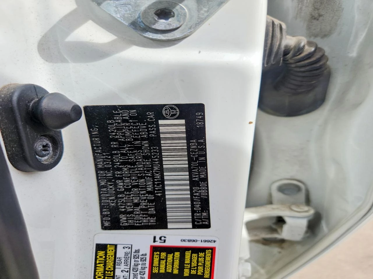 Toyota Camry 2.5l Le, снимка 12 - Автомобили и джипове - 56043613