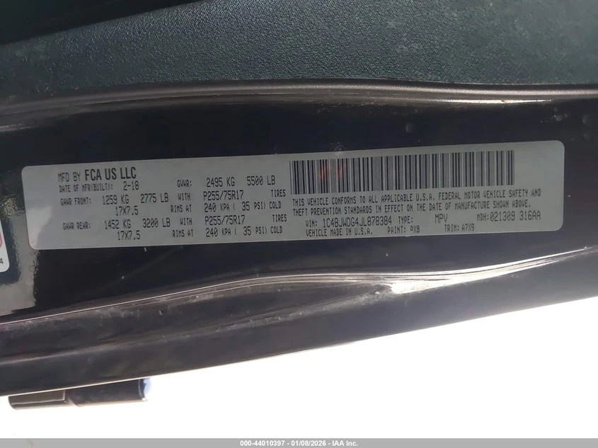 Jeep Wrangler 3.6l Jk Unlimited Sport S 4X4 - изображение 9