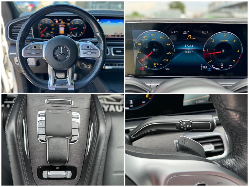Mercedes-Benz GLE 350 d= 4Matic= Coupe= 63 AMG= Distronic= HUD= Panorama, снимка 15 - Автомобили и джипове - 45685109