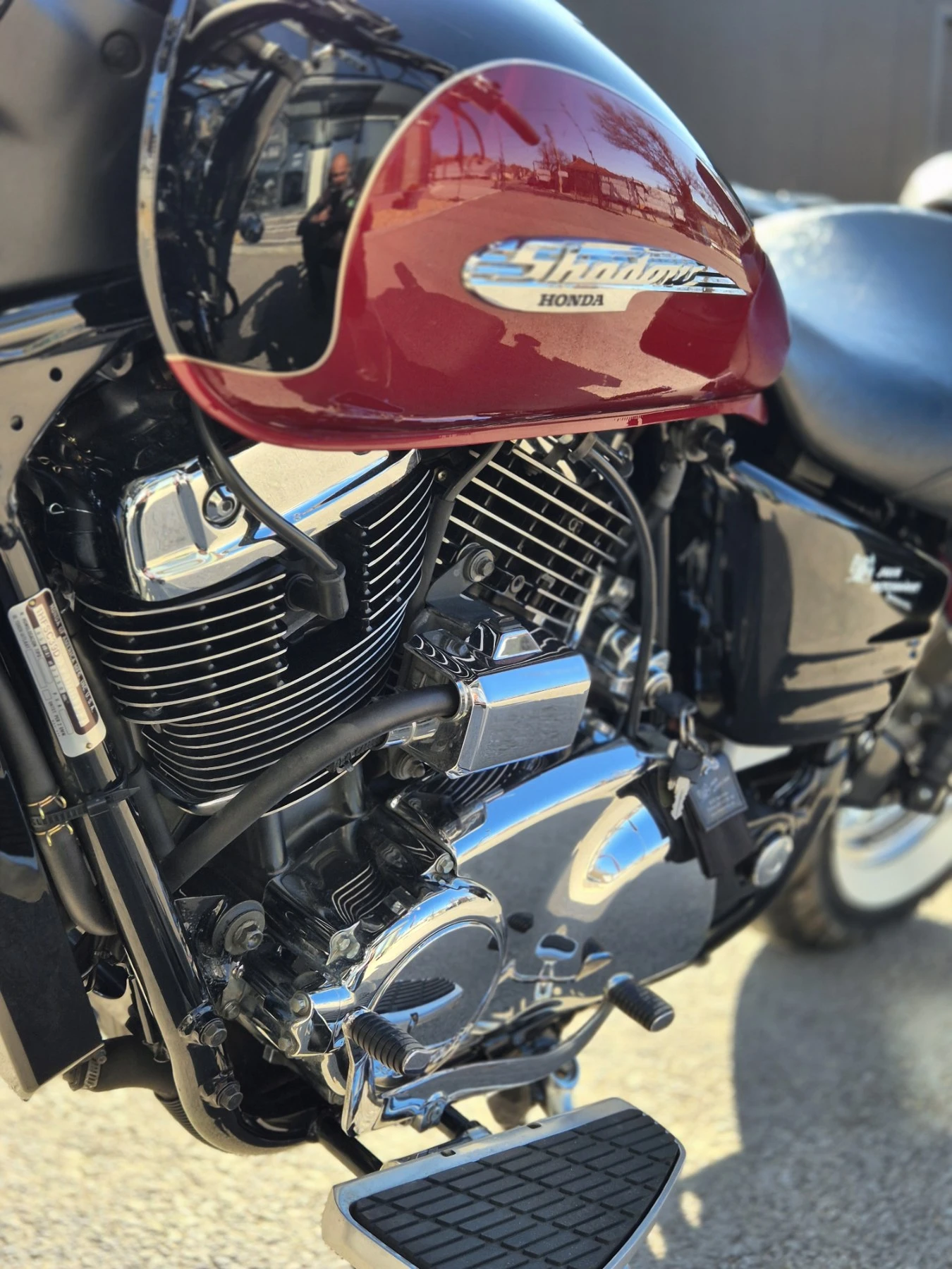 Honda Shadow VT1100 C3 Категория А2!!! Нов внос ШВЕЙЦАРИЯ! ТОП!, снимка 13 - Мотоциклети и мототехника - 53772579