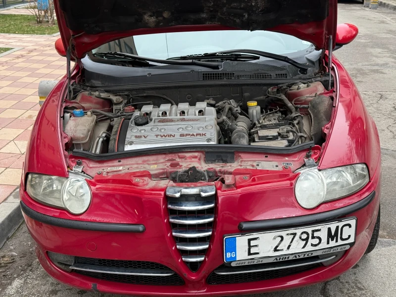 Alfa Romeo 147 1.6 Twin Spark 16V - Кожа, снимка 12 - Автомобили и джипове - 48313455