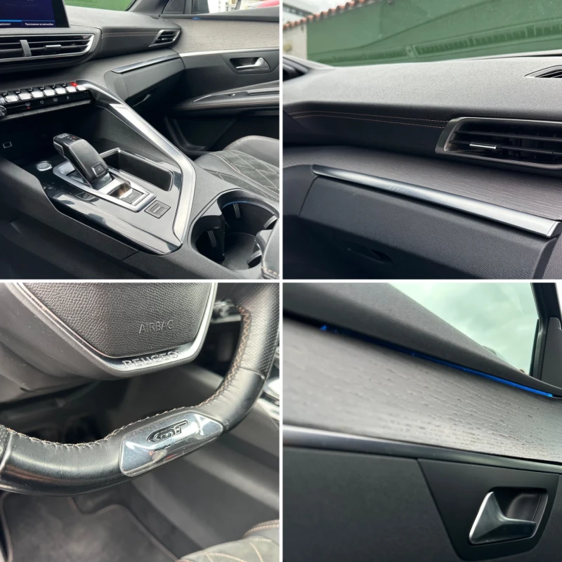 Peugeot 3008 2.0HDI GT KeyLessGO Камера360 LaserLED , снимка 11 - Автомобили и джипове - 52483809