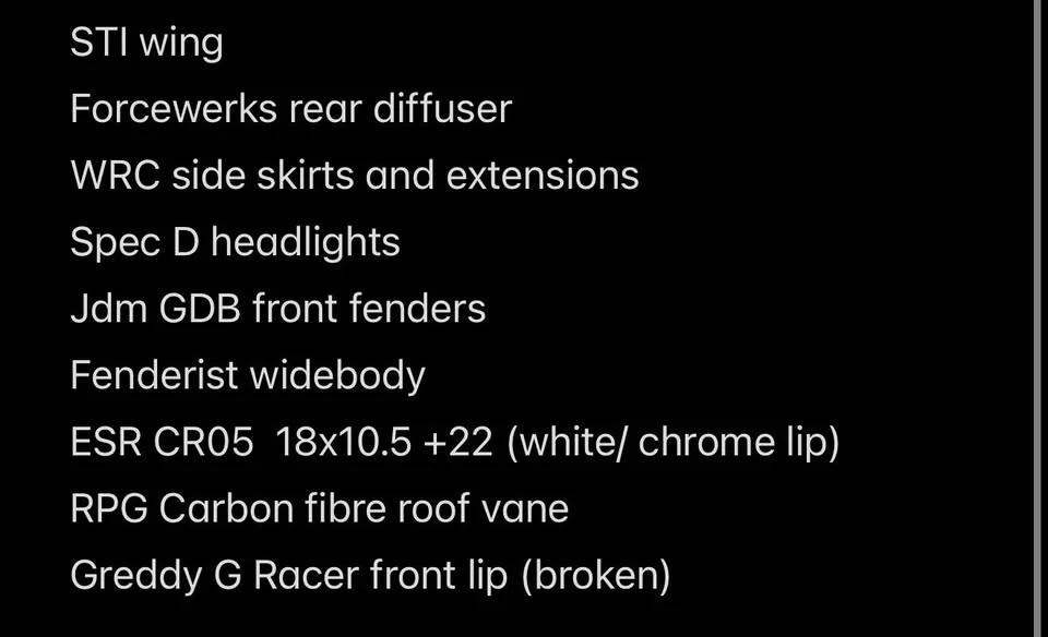 Subaru WRX * STI WINGS* WRC SIDE SKIRTS* , снимка 11 - Автомобили и джипове - 54031415