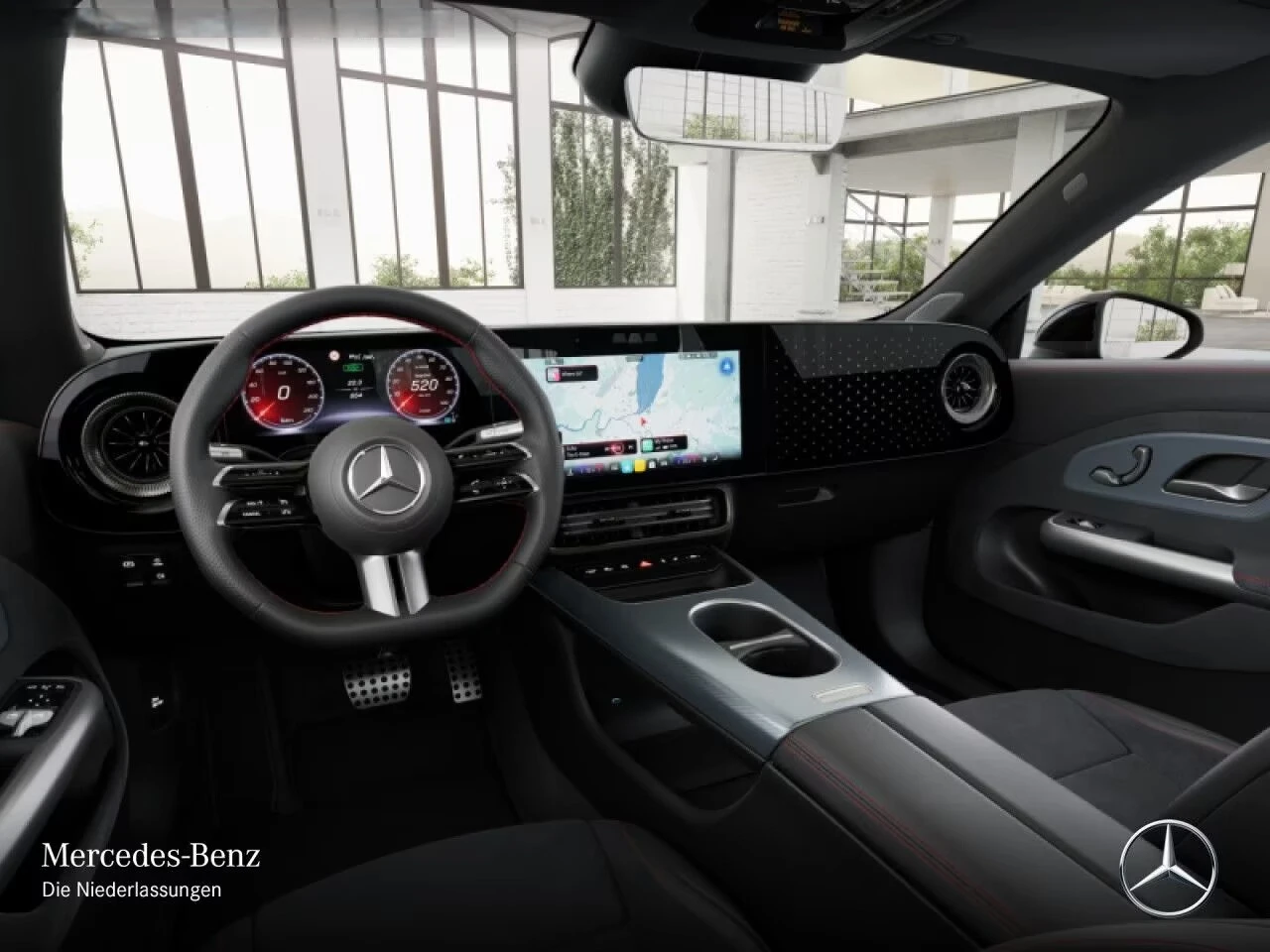 Mercedes-Benz CLA 250 + EQ AMG Pano KAM MBUX SzH Термопомпа 19'', снимка 7 - Автомобили и джипове - 54608896