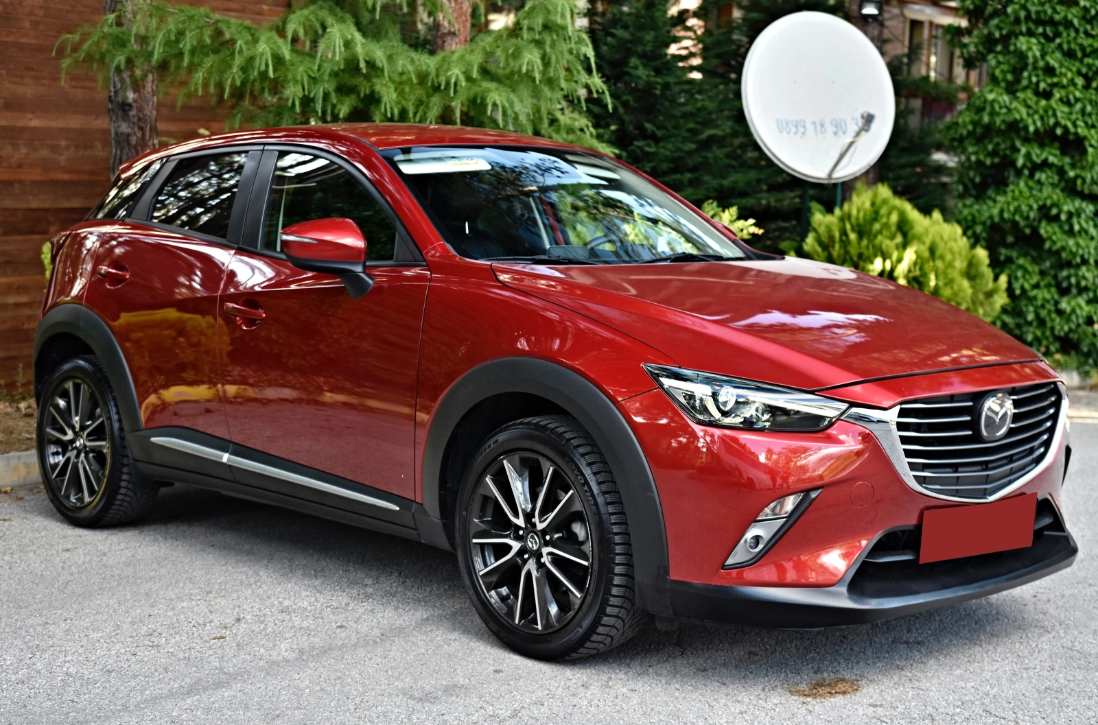 Mazda CX-3 NAVI, HEAD UP, XENON, КОЖА, КАМЕРА, снимка 3 - Автомобили и джипове - 54918922