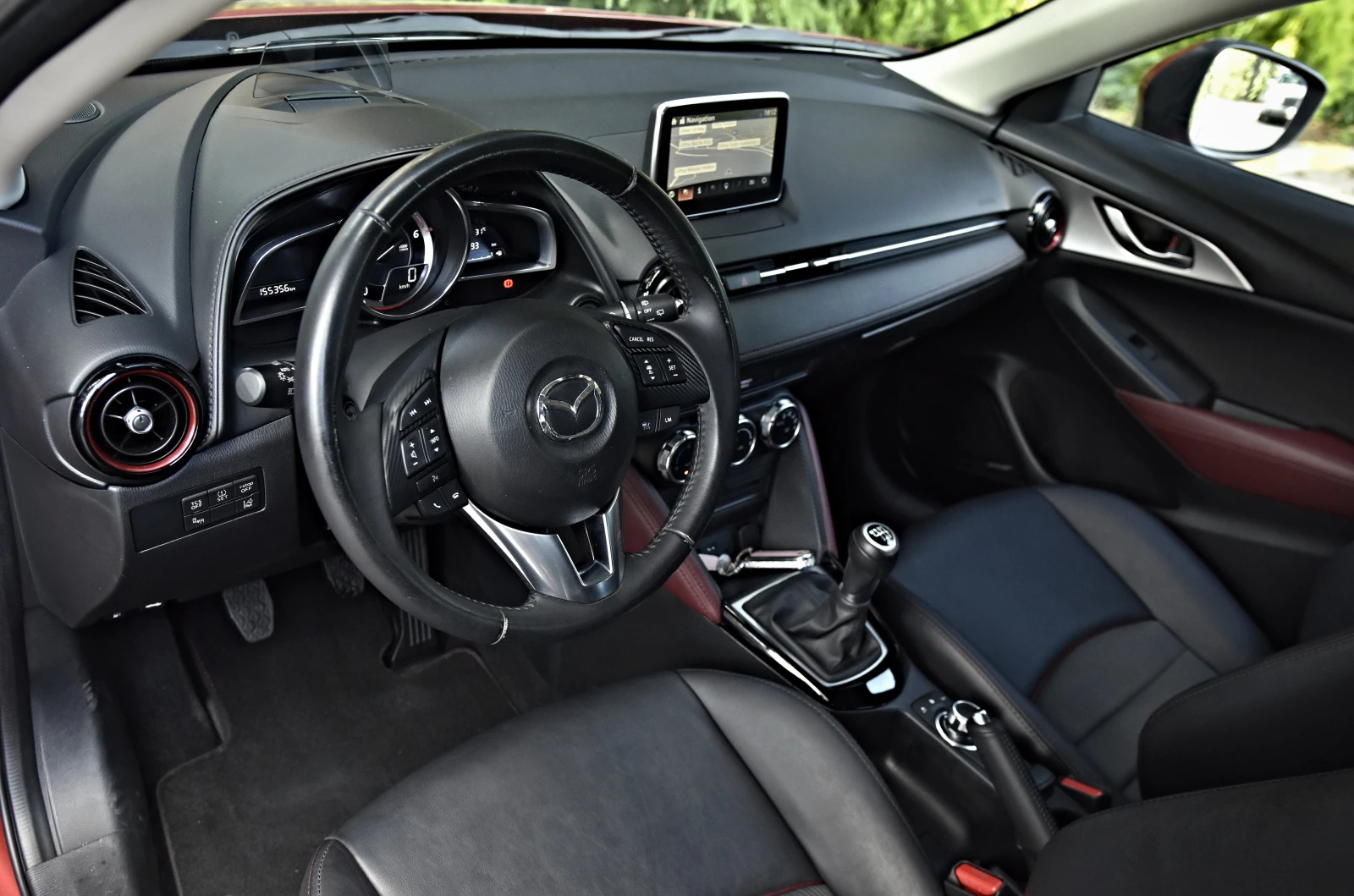 Mazda CX-3 NAVI, HEAD UP, XENON, КОЖА, КАМЕРА, снимка 9 - Автомобили и джипове - 54918922