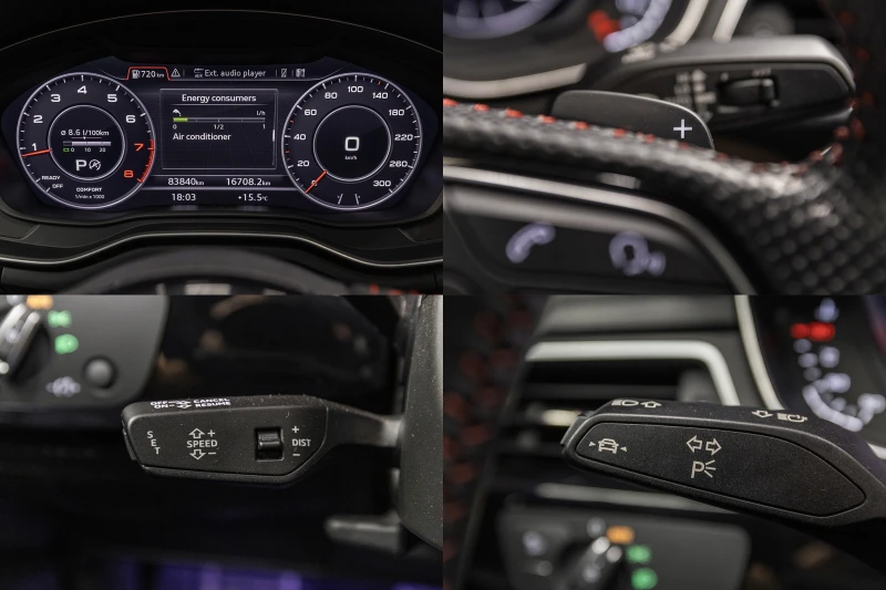 Audi A4 B&O/S-LINE/360/BLIND/DISTRONIC/, снимка 15 - Автомобили и джипове - 52494758