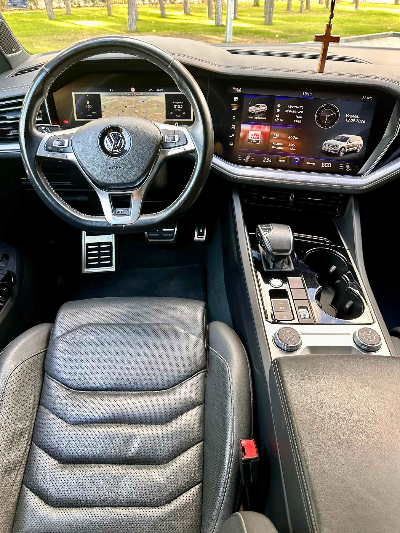 VW Touareg R-Line , Black-Black , Full Max | Mobile.bg � ����������� 7