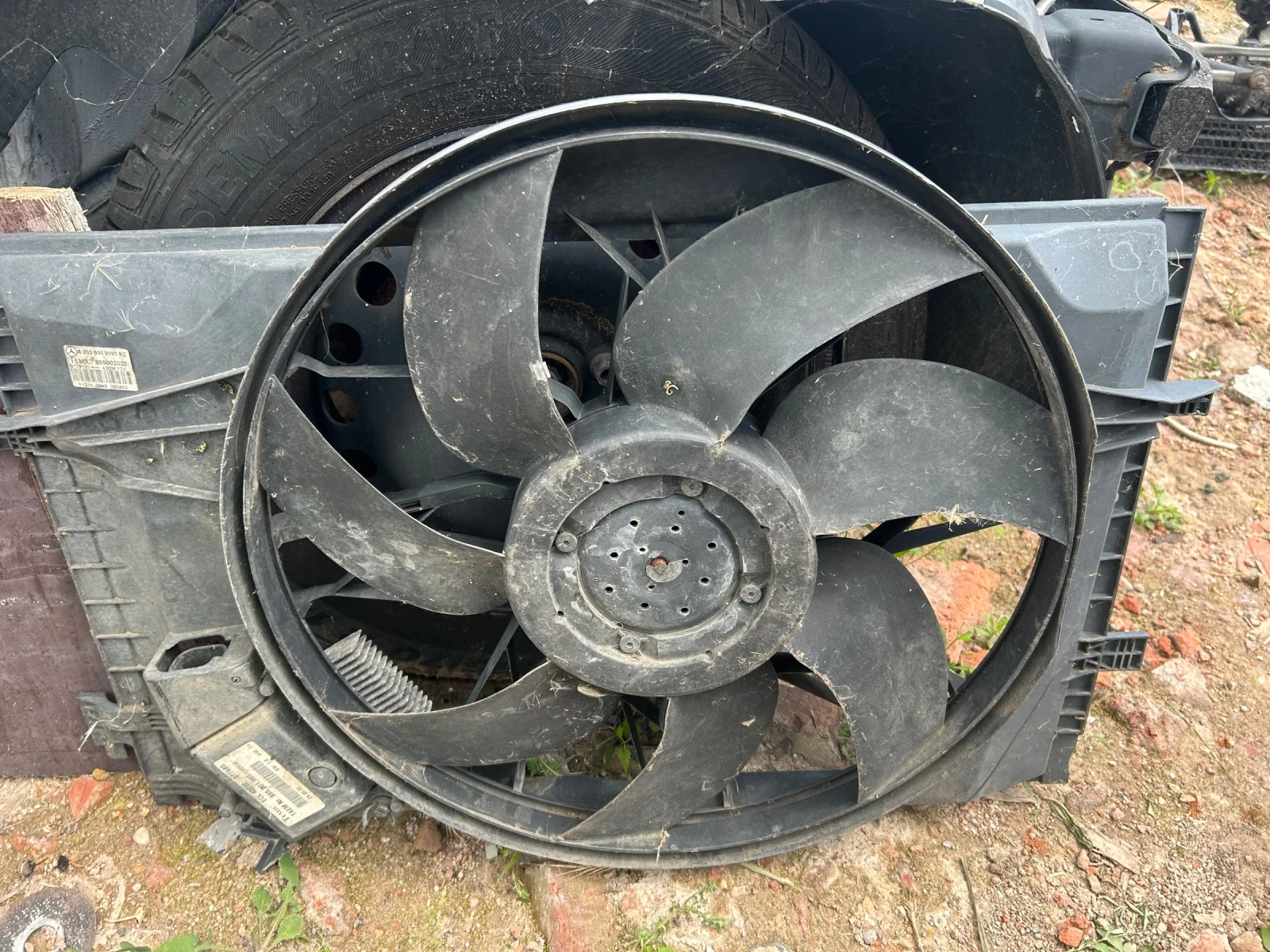 885001965 ел.перка охлаждане MERCEDES W203 2.2CDI W203500193KZ, снимка 4 - Части - 55195671