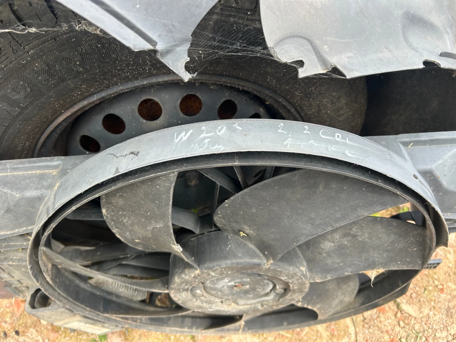 885001965 ел.перка охлаждане MERCEDES W203 2.2CDI W203500193KZ, снимка 3 - Части - 55195671