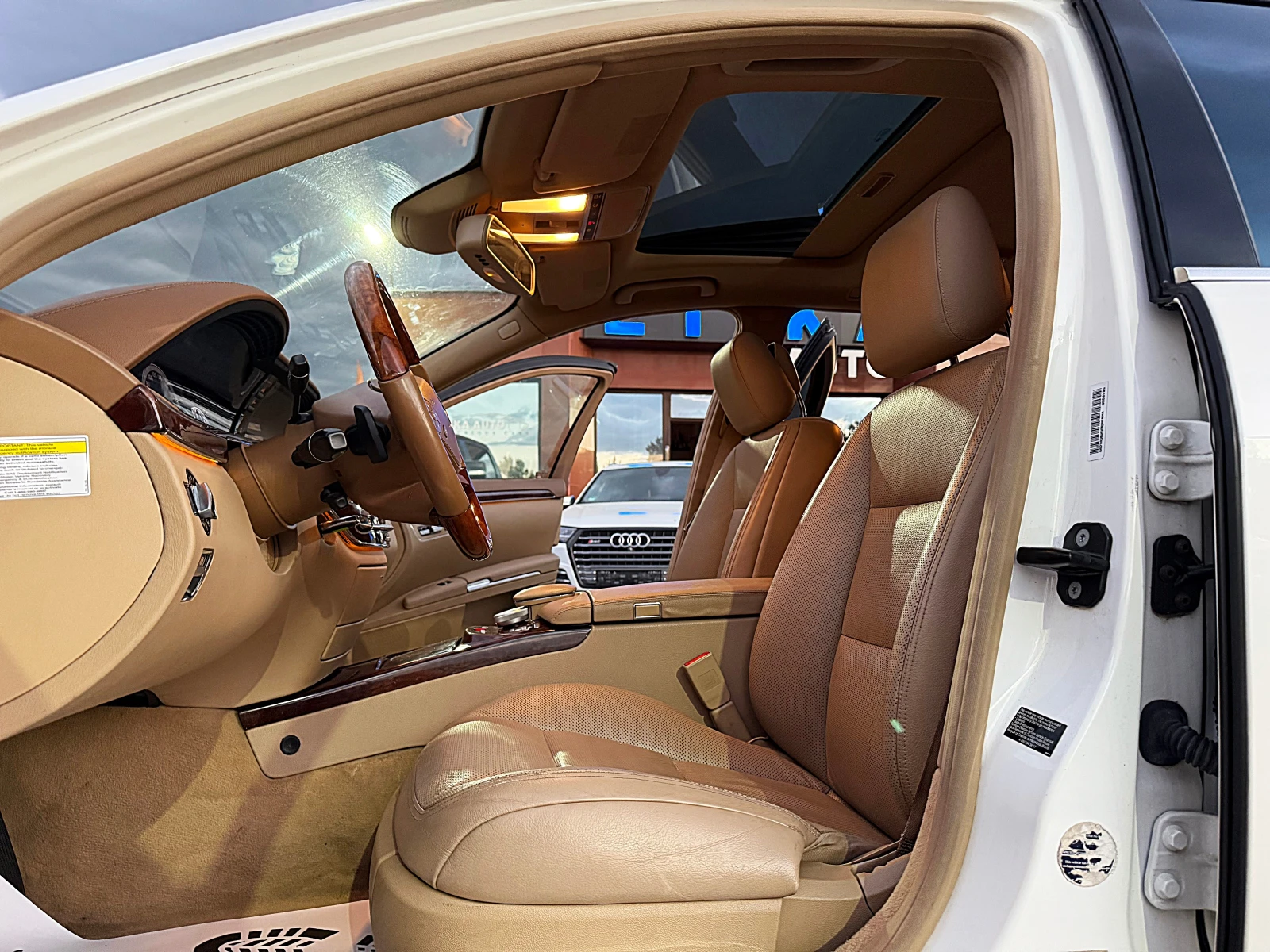 Mercedes-Benz S 500 388k.c-LED-BIXENON-KAMERA-VAKUM-ДЪЛГА БАЗА-ОБДУХВА, снимка 9 - Автомобили и джипове - 54705637