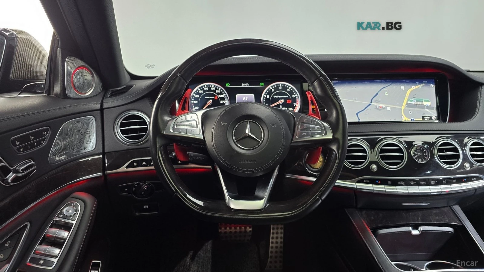 Mercedes-Benz S 63 AMG 4MATIC* HUD* 360* ������* �����* ����* ���� | Mobile.bg � ����������� 12