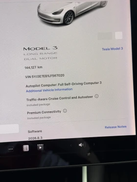 Tesla Model 3 Dual Motor Long Range FSD 82kW AWD, снимка 7